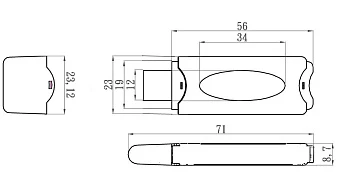 Считыватель формата EM-Marin Проксимус-USB-флешка
