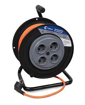 Удлинитель ПВС 2200 Вт 30м на катушке (б/з) Cabeus EC-C-2.2-30 (11808c)