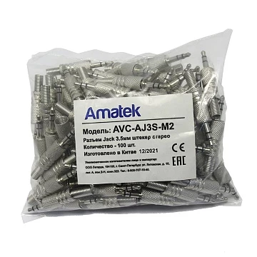 Разъем аудио jack 3 AMATEK AVC-AJ3S-M2
