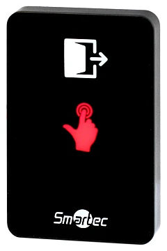 Кнопка выхода накладная сенсорная Smartec ST-EX410L-BK