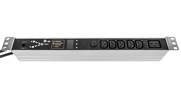 Блок розеток REM R-16-5C13-C19-T-440-1.8(1.8)-S(S)