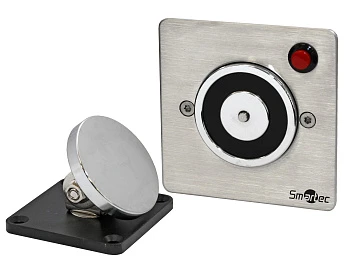 Электромагнитный фиксактор дверей, усилие 50 кг Smartec ST-DH603U