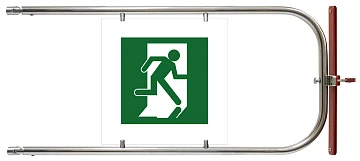 Калитка аварийного выхода, 1000 х D32 мм Smartec ST-GR010EP-SS