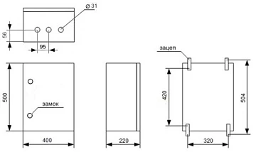 Шкаф электротехнический TFortis CrossBox-2