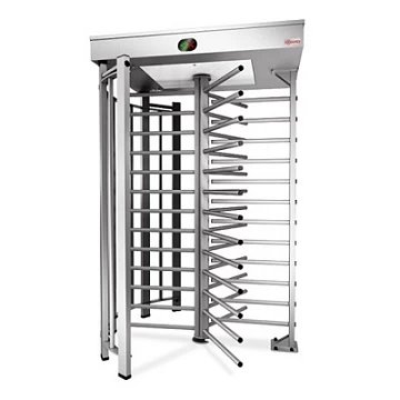 Полноростовый турникет OXGARD Praktika T-10-МН (Моторизированный нержавеющая сталь)