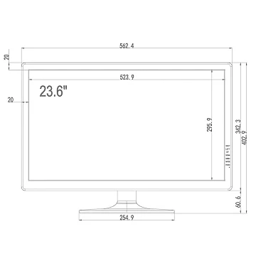 Монитор 236" AMATEK AV-M24PF