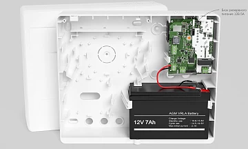 Блок резервного питания Ритм БРП 12V 5А в корпусе "Контакт" под АКБ 7Ah