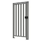 Калитка полноростовая, правая; ширина прохода - 1020 мм OXGARD К-10-Н правая