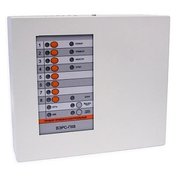 Прибор приемно-контрольный ВЭРС-ПК 8М версия 3.2