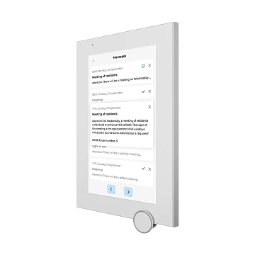 Монитор IP видеодомофона BAS-IP AZ-07LL WHITE