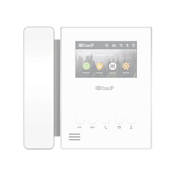 Аудиотрубка, подключается к домофону AU-04L BAS-IP SP-AU WHITE