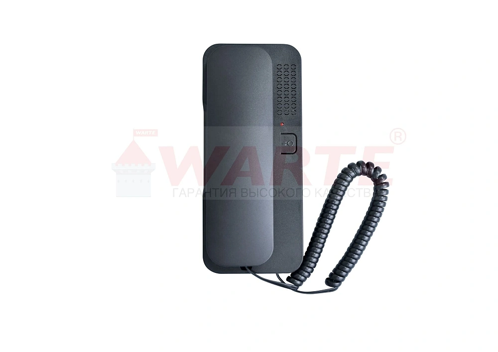 Аудиотрубка координатного домофона WARTE АT-01 серый