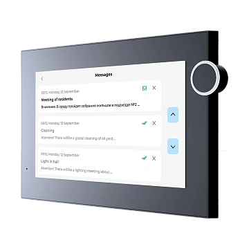 Монитор IP видеодомофона BAS-IP AZ-07LL GREY