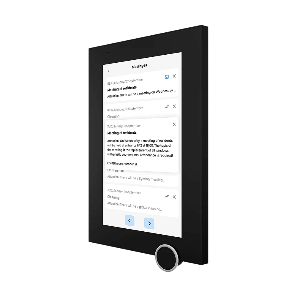 Монитор IP видеодомофона BAS-IP AZ-07LL BLACK