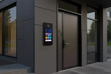 Вызывная IP видеопанель многоабонентская BAS-IP AA-14FBIS BLACK