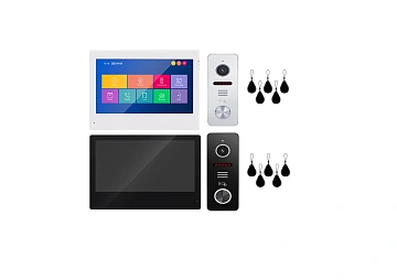 Комплект IP видеодомофона WARTE-X-10-10 PR