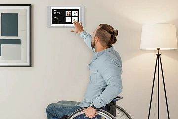 Монитор IP видеодомофона BAS-IP AT-10 WHITE