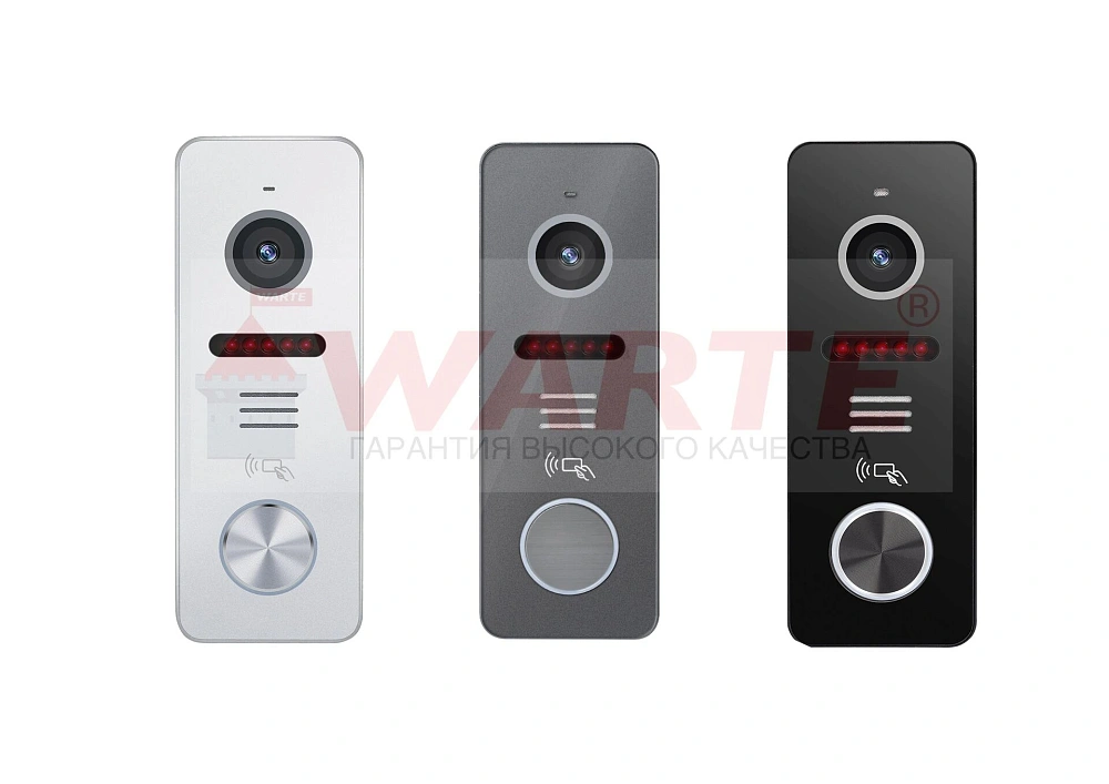 Вызывная IP панель WARTE-IP-DP-03PR серая