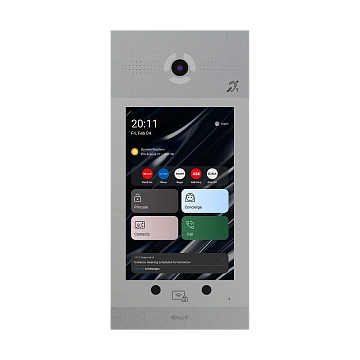 Вызывная IP видеопанель многоабонентская BAS-IP AA-14FBIS SILVER